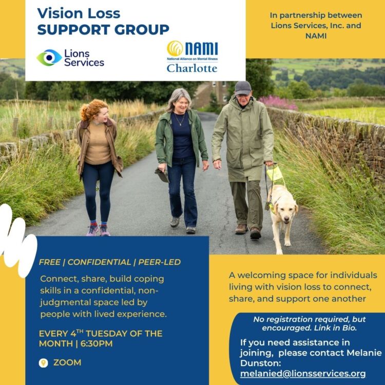 Vision Loss Support Group - Virtual