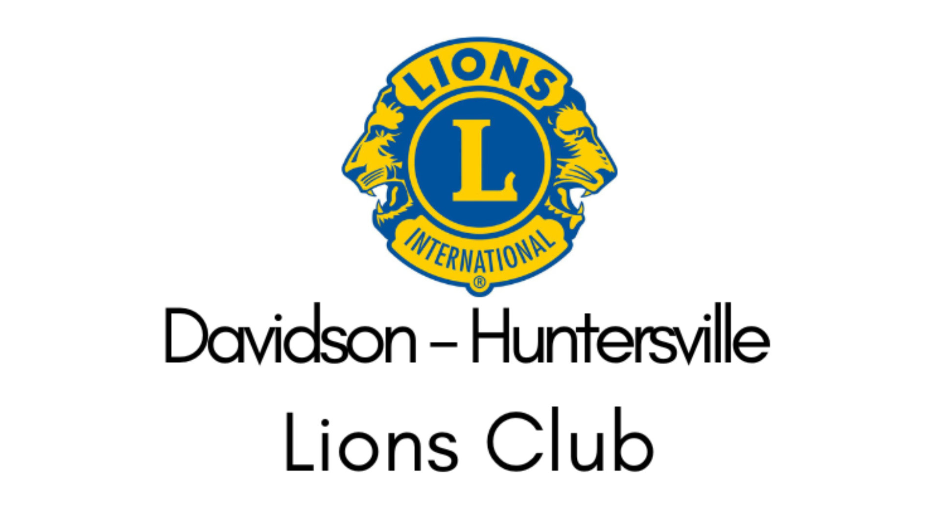Davidson-Huntersville Lions Club logo